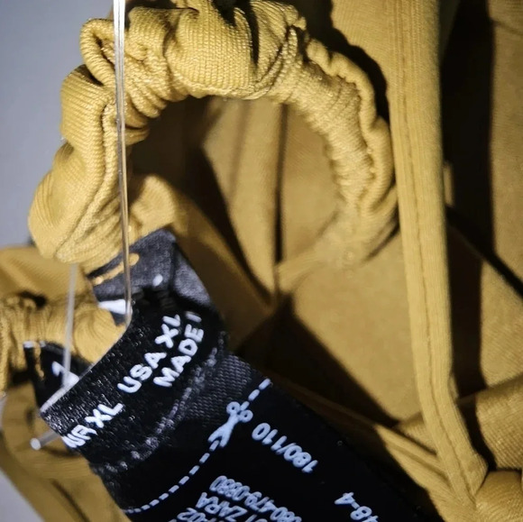 Brown Scrunch Tie Bikini Bottom - Picture 2 of 7